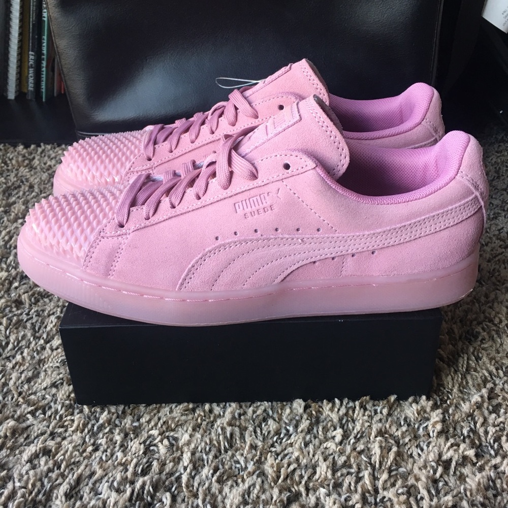 [Puma] Pink Suede Prism Sneakers Women’s